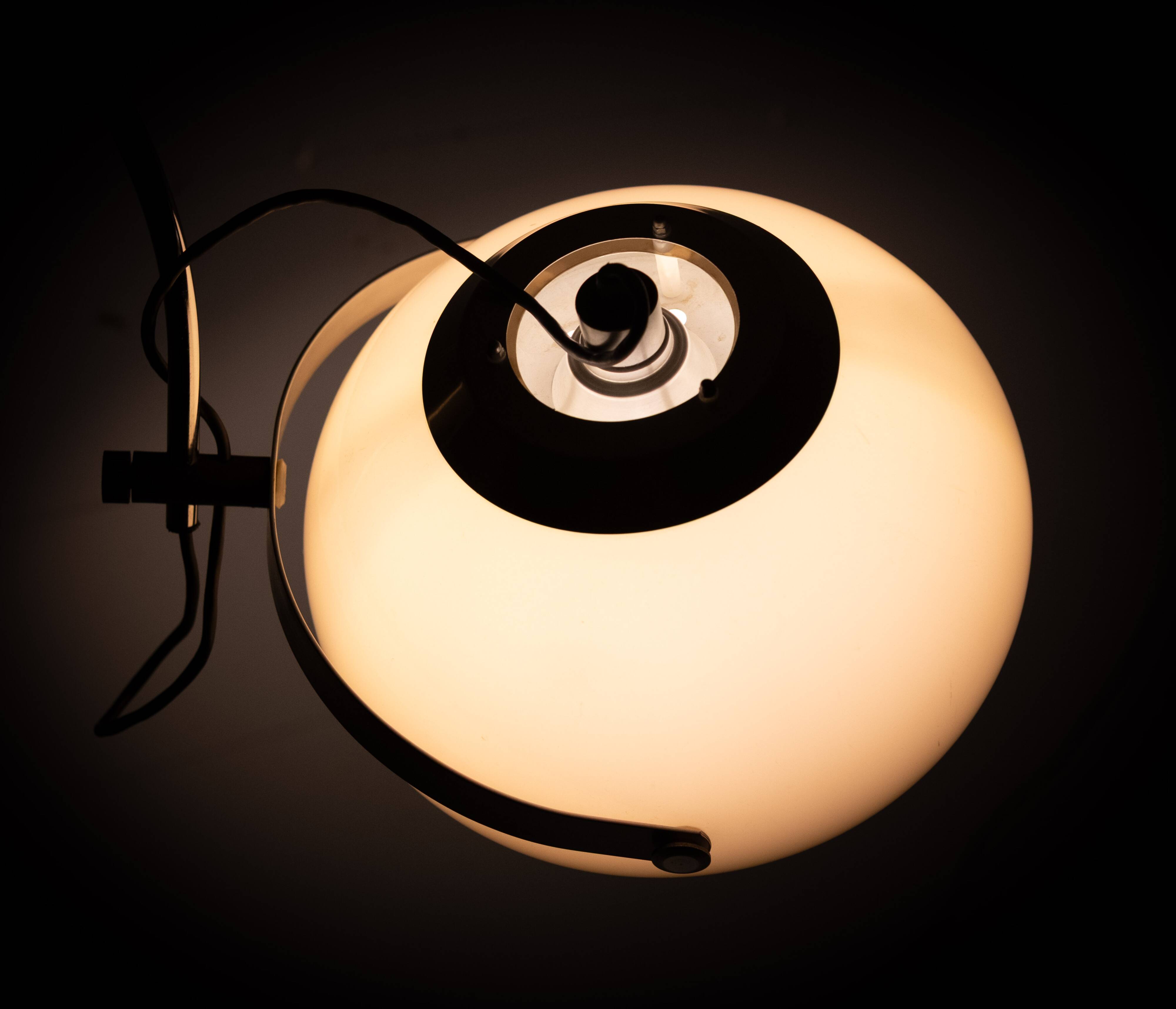 Dijkstra double arc Space Ace wall lamp 1970s