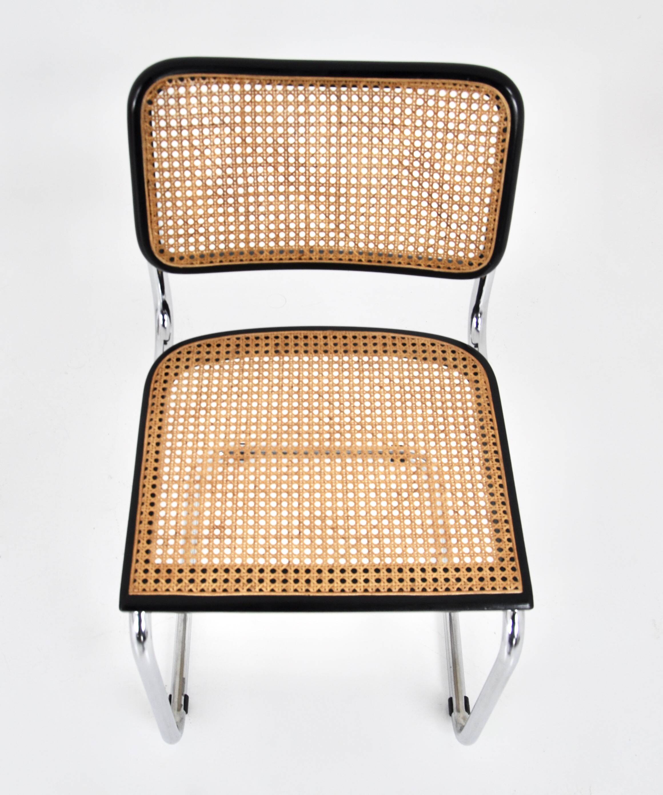 Ensemble de 6 chaises de salle à manger style B32 par Marcel Breuer