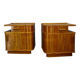 1939s pair of Art Deco bedside tables, Czechoslovakia