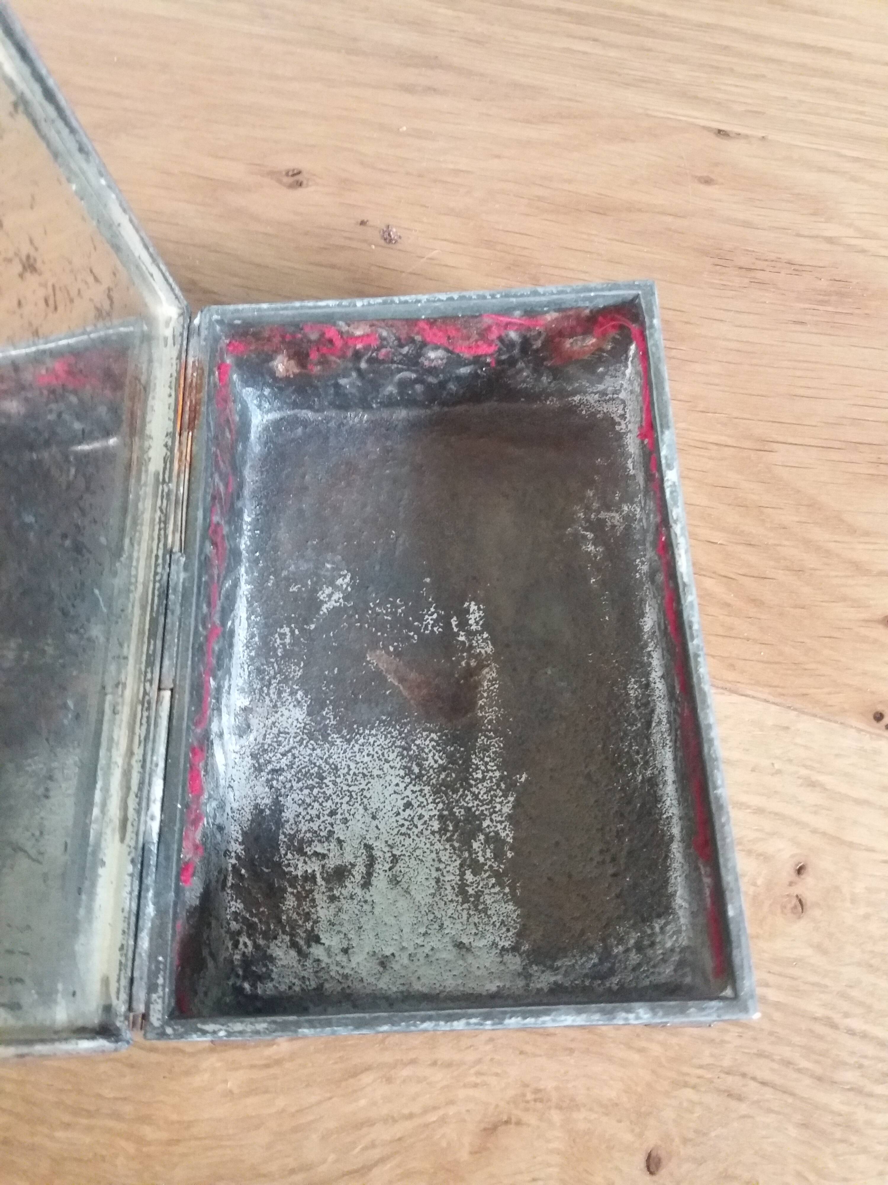 Silver plated jewelry box