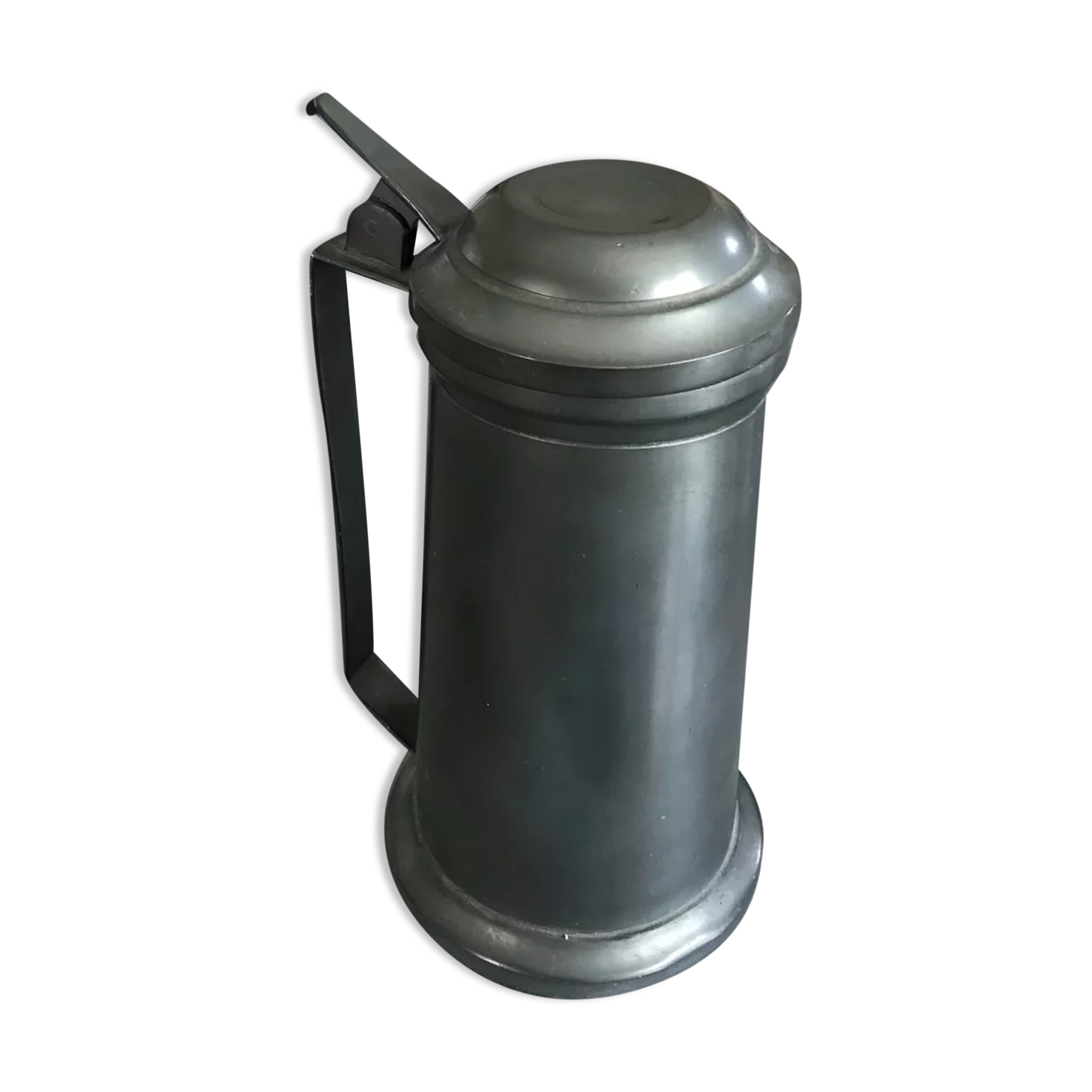 Old boc or chope to drink in pure etain 19 cm