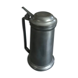 Old boc or chope to drink in pure etain 19 cm