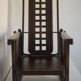 Fauteuil en bois Josef Hoffmann 'Sitzmaschine' edition inconnue