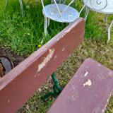 Cast-iron garden bench 1900