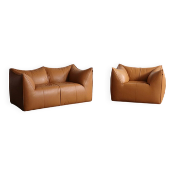 Le Bambole sofa and lounge chair by Mario Bellini for B&B Italia, 1970s