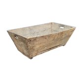 Old vintage grape crate in its poplar wood juice