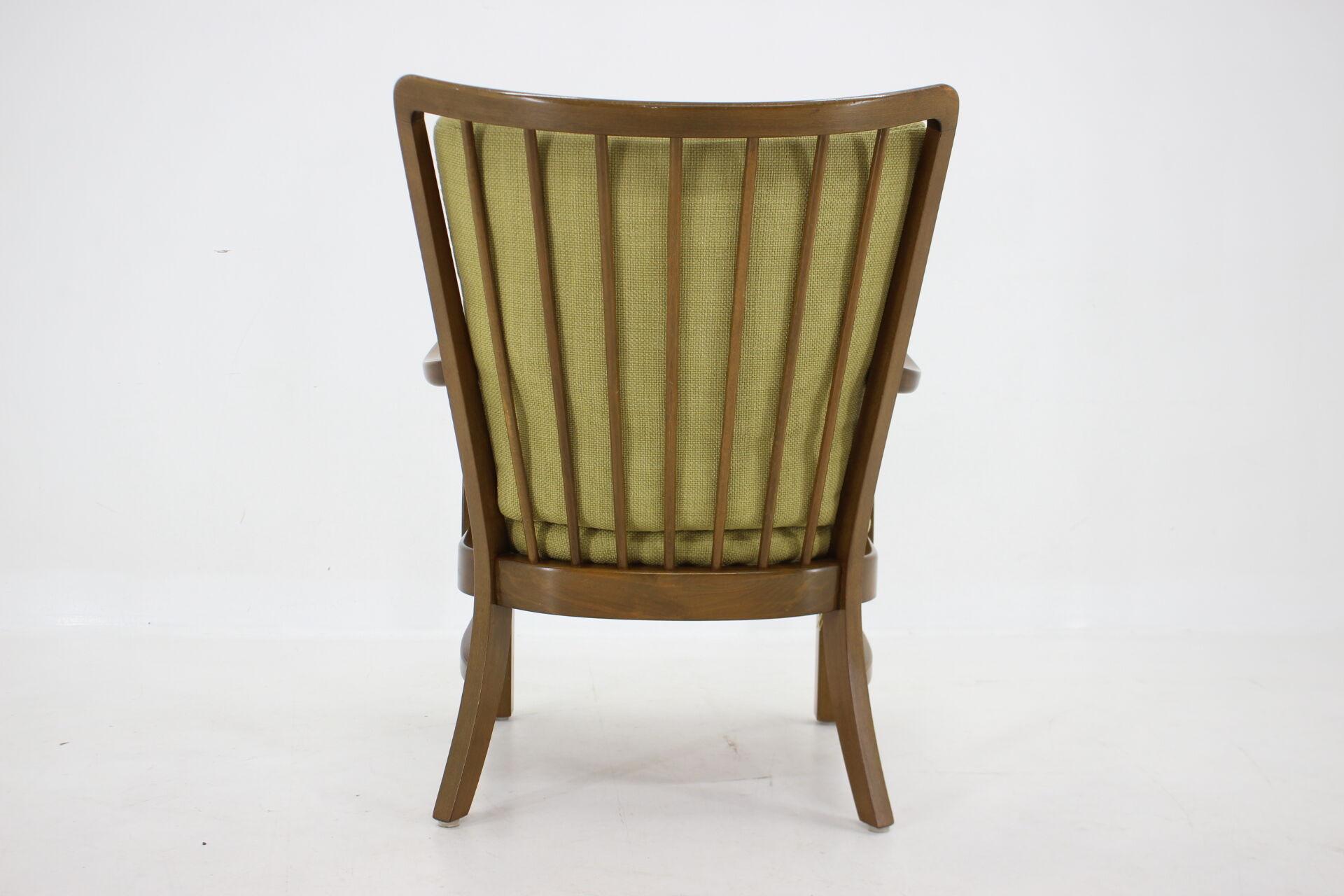 1940s Fritz Hansen Beech Armchair by Soren Hansen Model 1628 , Denmark
