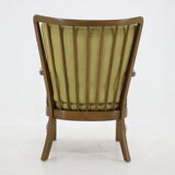 1940s Fritz Hansen Beech Armchair by Soren Hansen Model 1628 , Denmark