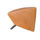 Armchair + matching ottoman – leather – 2000