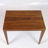 Set Of 2 Side Tables Model 41B Made In Rosewood By Severin Hansen For Haslev Furniture From 1960s