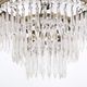 1930s crystal and brass tassel chandelier