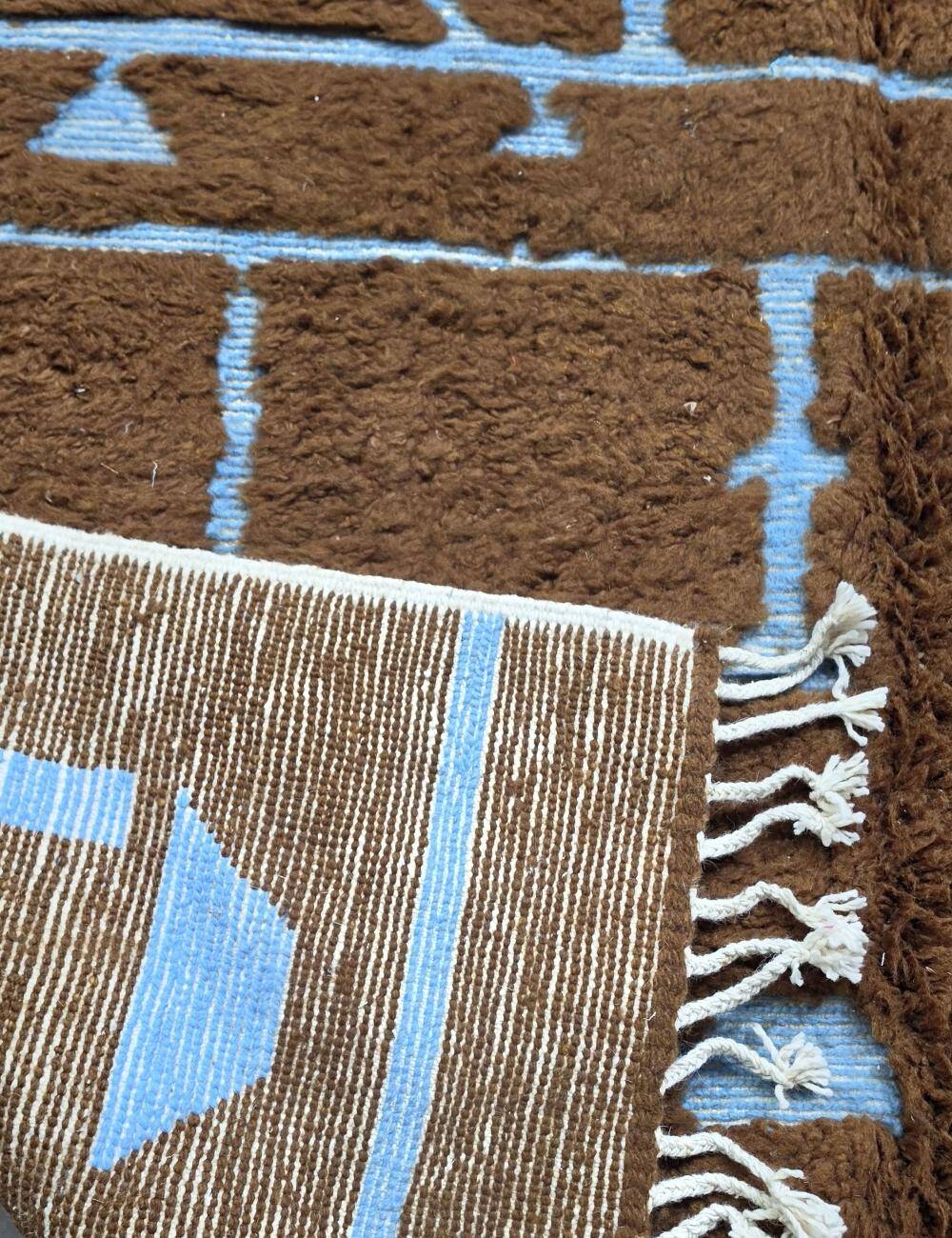 Moroccan Rug Brown Chocolate - 240 x 220 cm