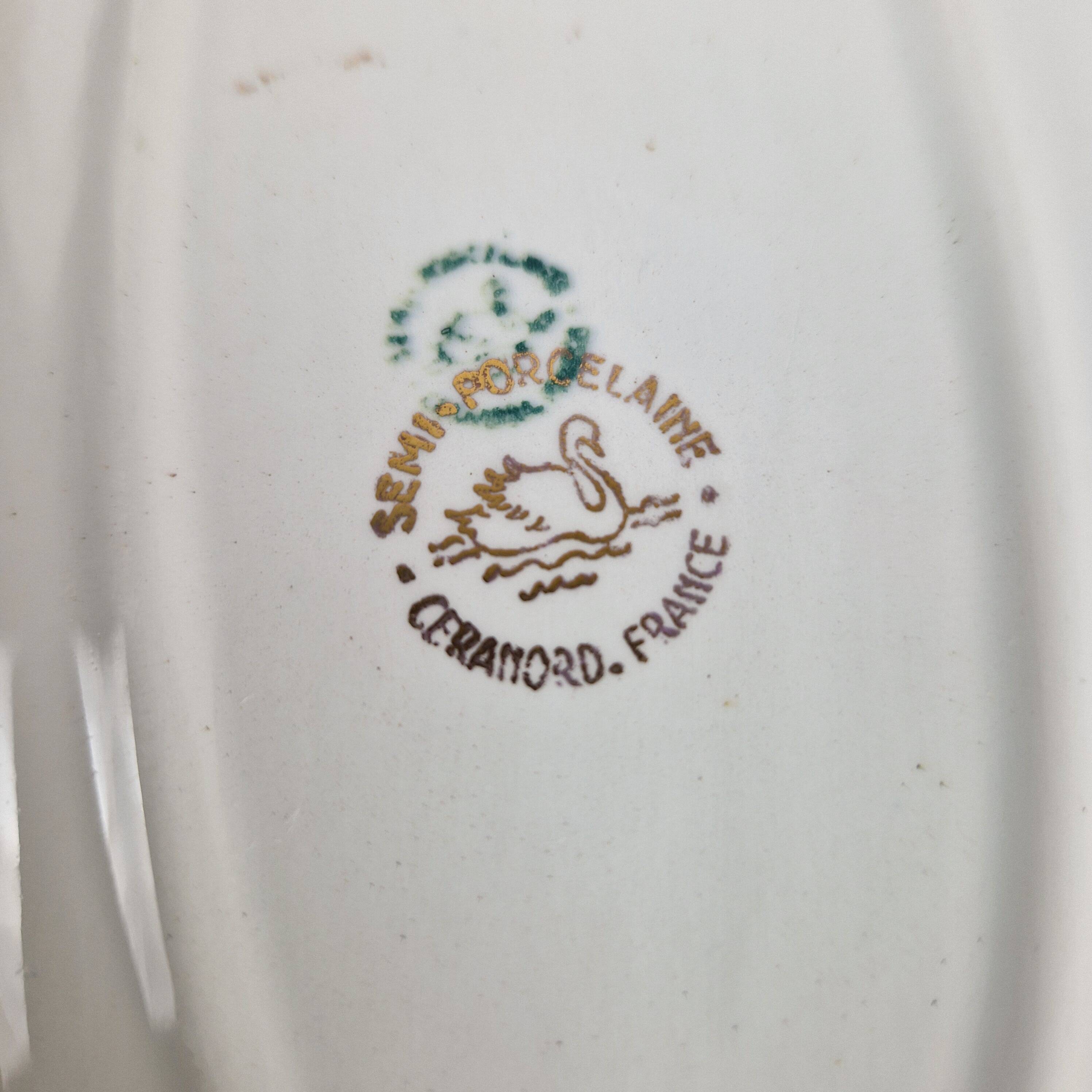 2 Beurriers Céranord Saint Amand - petits plats vintage