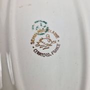 2 Céranord Saint Amand butter dishes - vintage small plates