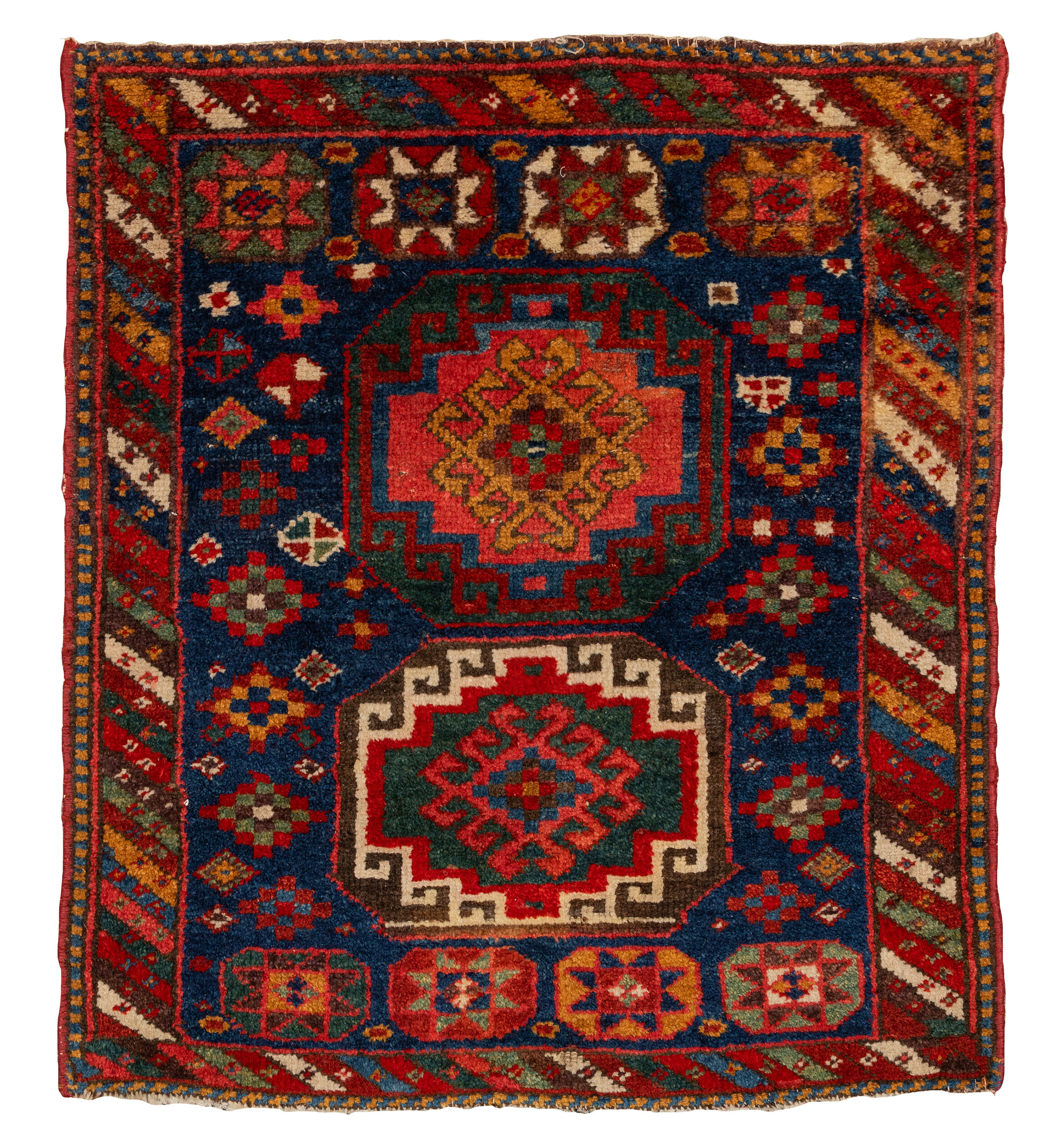 Antique Yastik-Kurdish Carpet Circa 1920