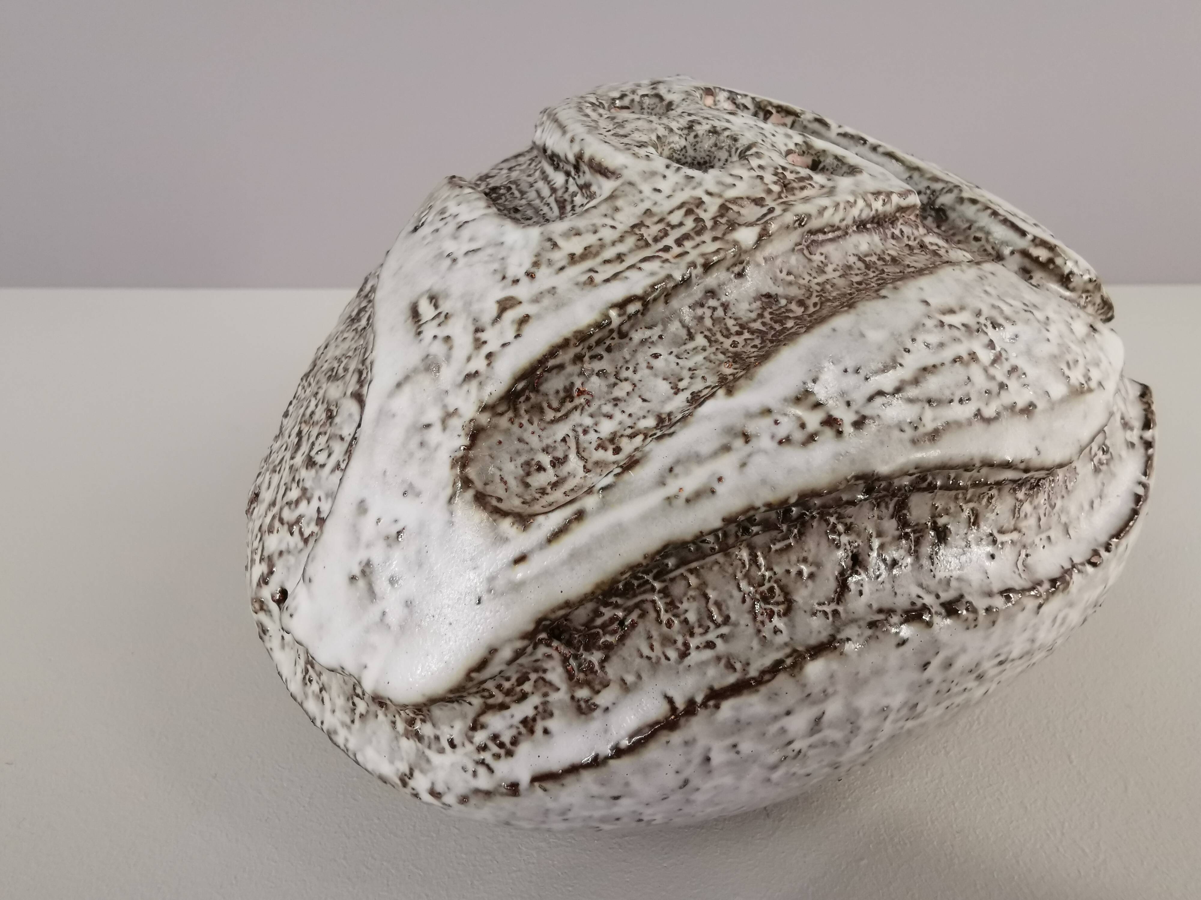 Vase spades flowers of Huguette Bessone 60