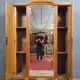 Louis XVI library cabinet in noble wood marquetry around 1850-1880