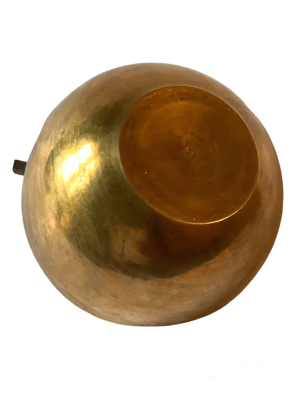 Brass apple pocket emptier