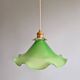 Vintage pendant light in opaline 1960s 1970s