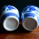Pair of blue and white chinese vases