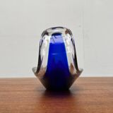 Vintage vase and bowl in art glass from Bayel, France, 1970s, set of 2.