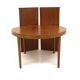 Scandinavian walnut dining table, Sweden, 1960