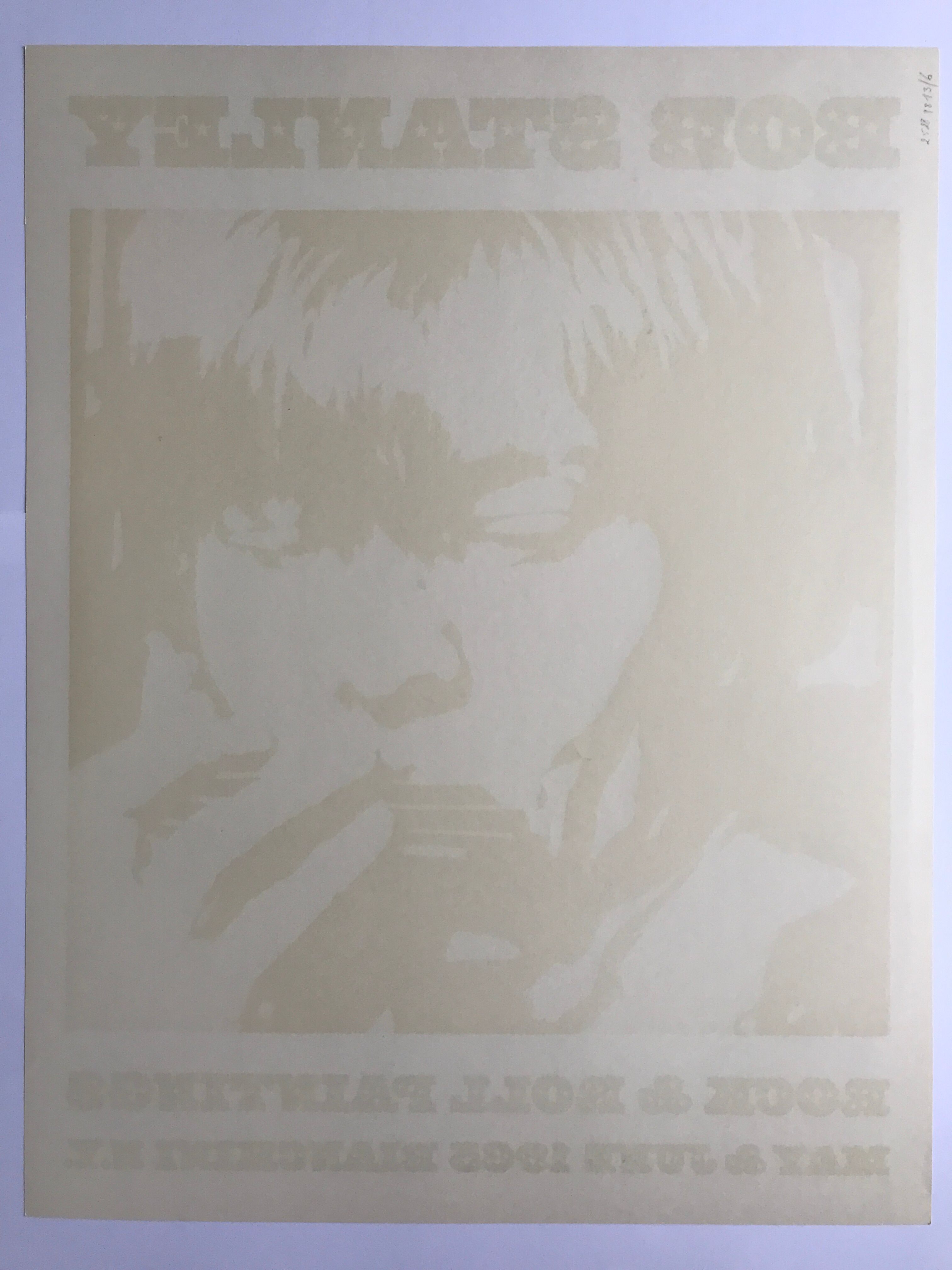 Original silkscreen poster by Robert Stanley, Brian Jones, 1965