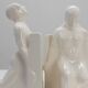 Pair Ceramic bookends by Godofridus Boonekamp for Plateelbakkerij Schoonhov
