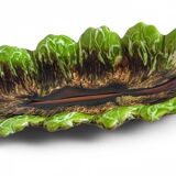 Mid-Century Majolica Centerpiece by Vallauris, Handmade, 1950s France