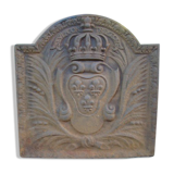 old fireplace plate