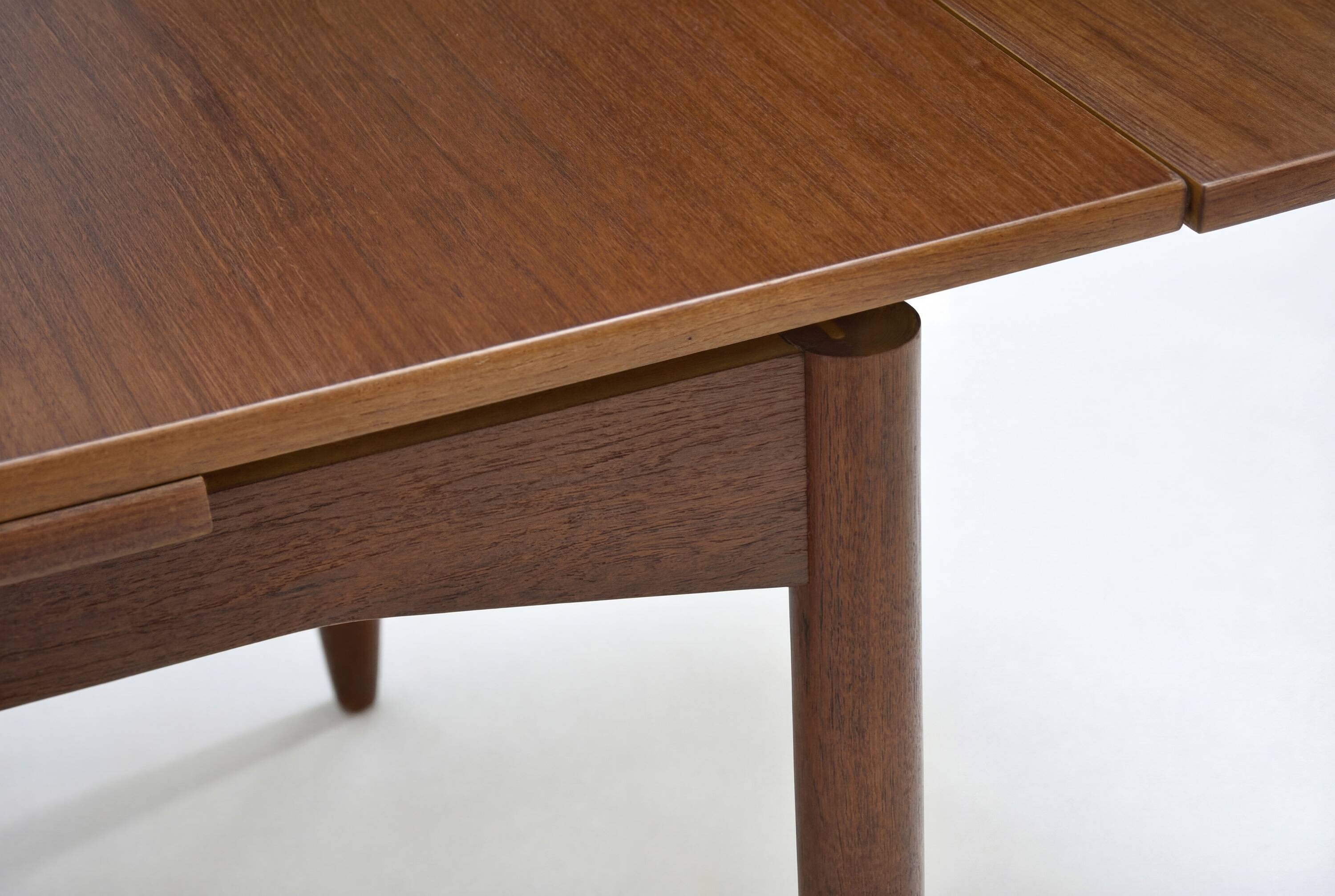 Table scandinave à rallonge vintage teck des années 60