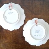 Henriot Quimper pair of decorative plates