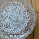 Round wall light ceiling fixture transparent glass vintage