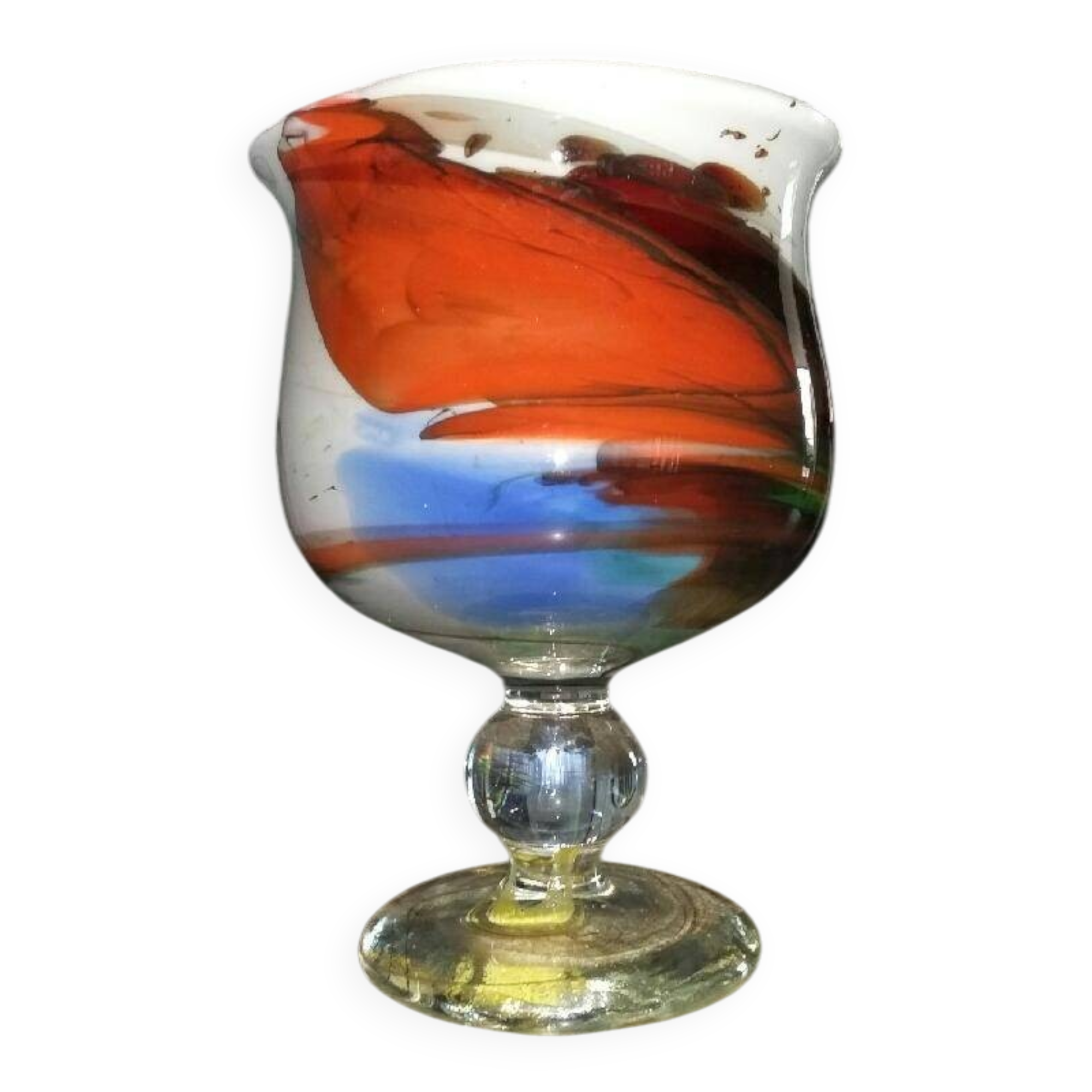 Blown glass cup