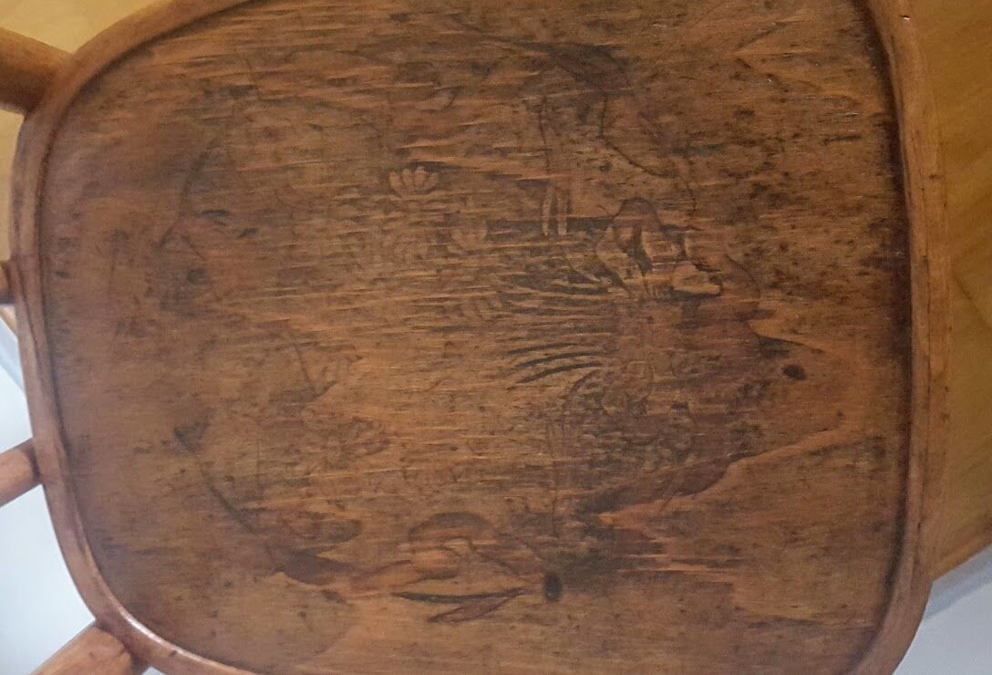 Art Deco bistro chair