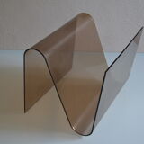 Modernist magazine holder pop space age plexiglas smokes vintage 70 years