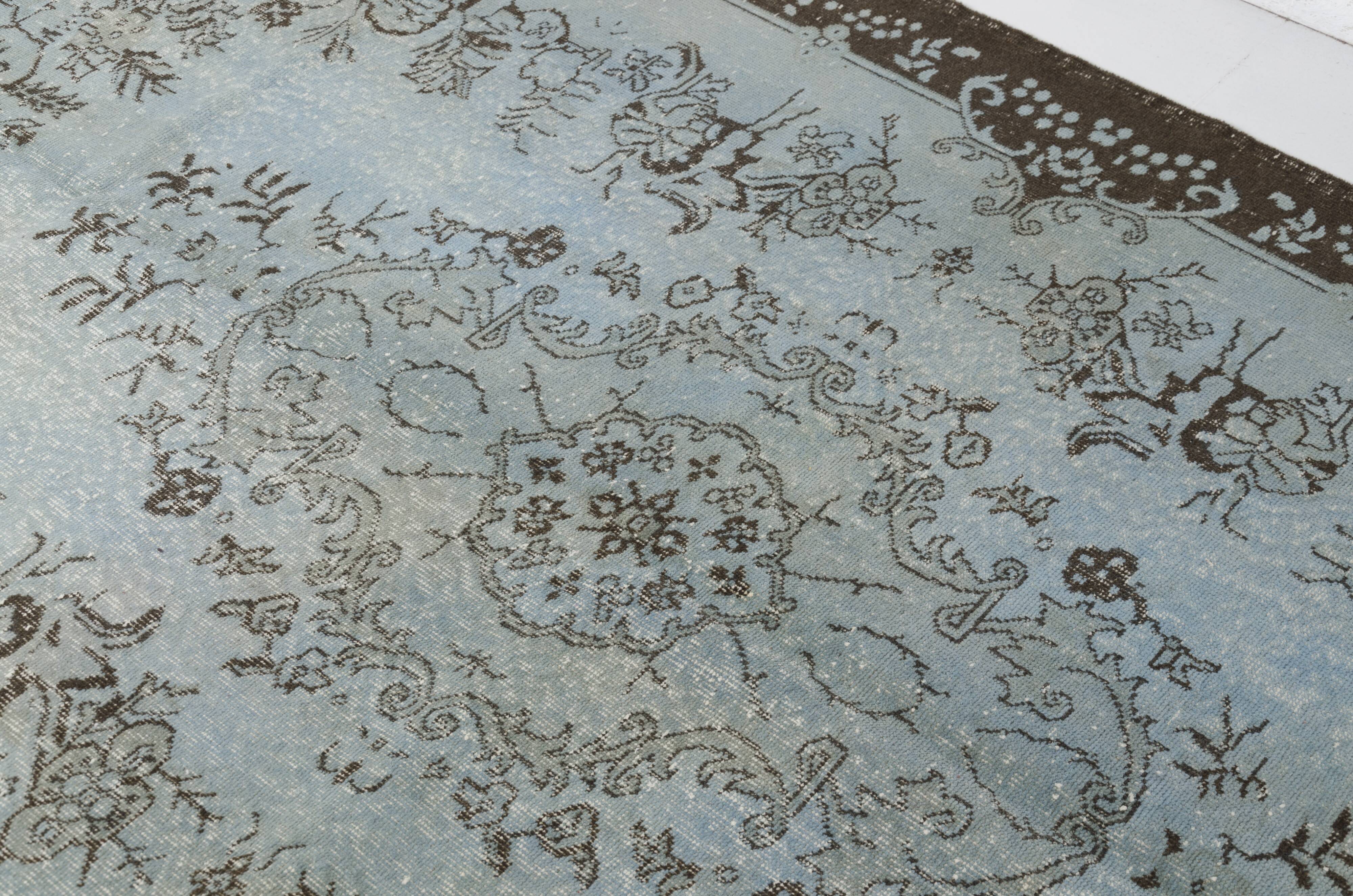 Tapis en laine vintage fait main turc sku v-943