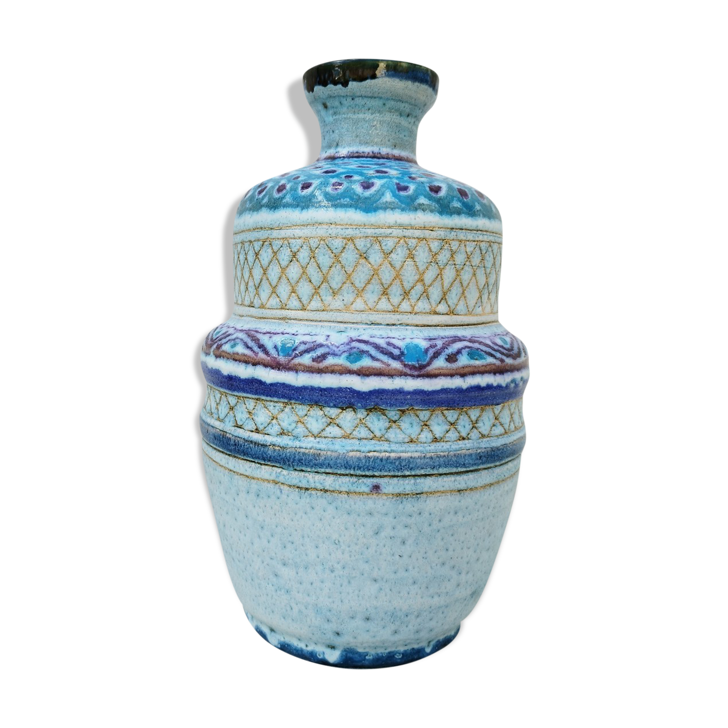 Ceramic lamp foot by Danuta Le Hénaff