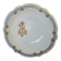 Superb serving dish from the late 19th century with gold and blue decoration.