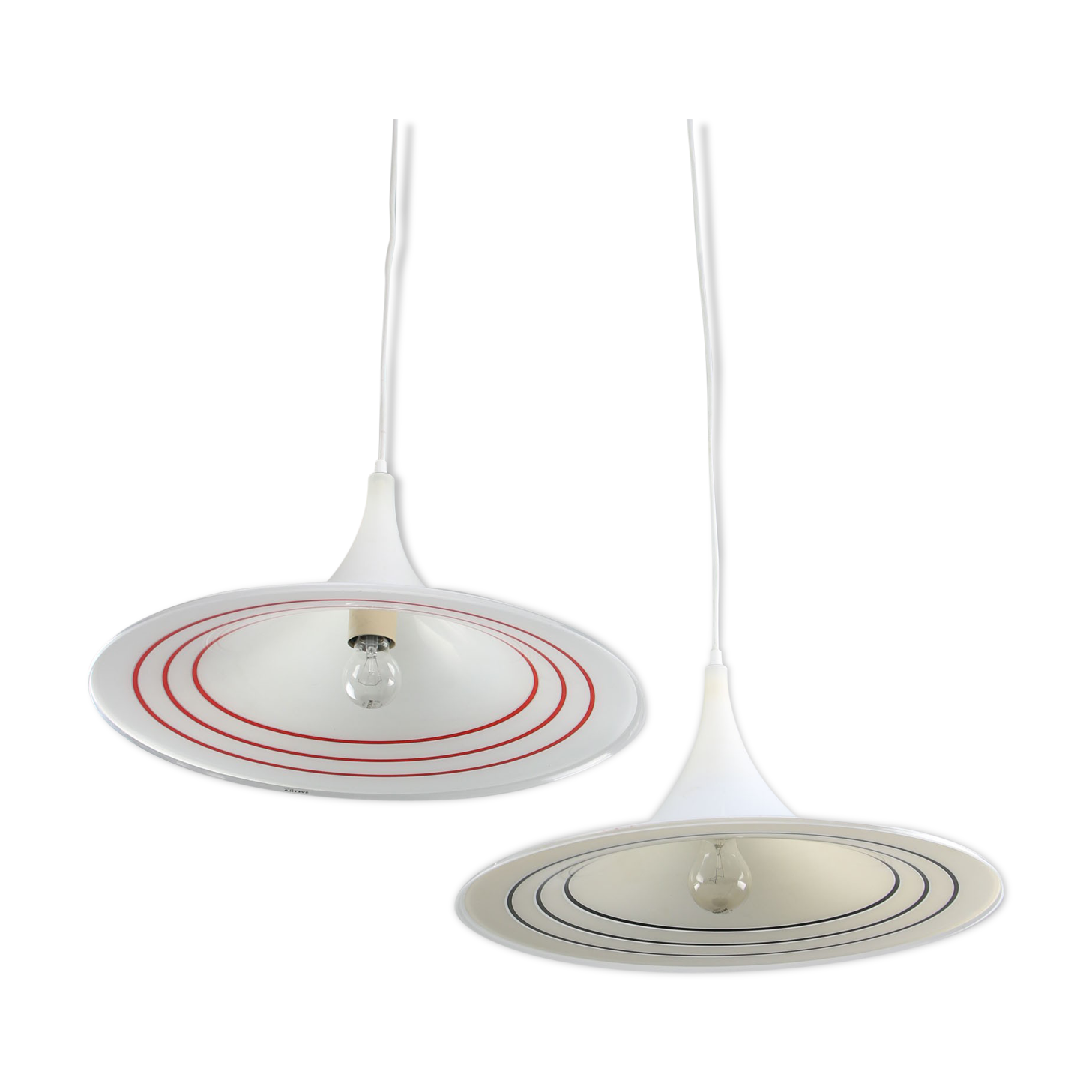 Vintage Trumpet Lamps from Meblo & Guzzini, set of 2
