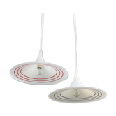 Suspensions trompette vintage de Meblo & Guzzini