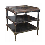 Square table and tablets moissonnier