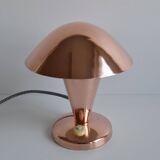 Bauhaus copper table lamp, Czechoslovakia, 1930s.