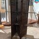 Modular wooden shelving screen