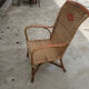 Vintage rattan armchair
