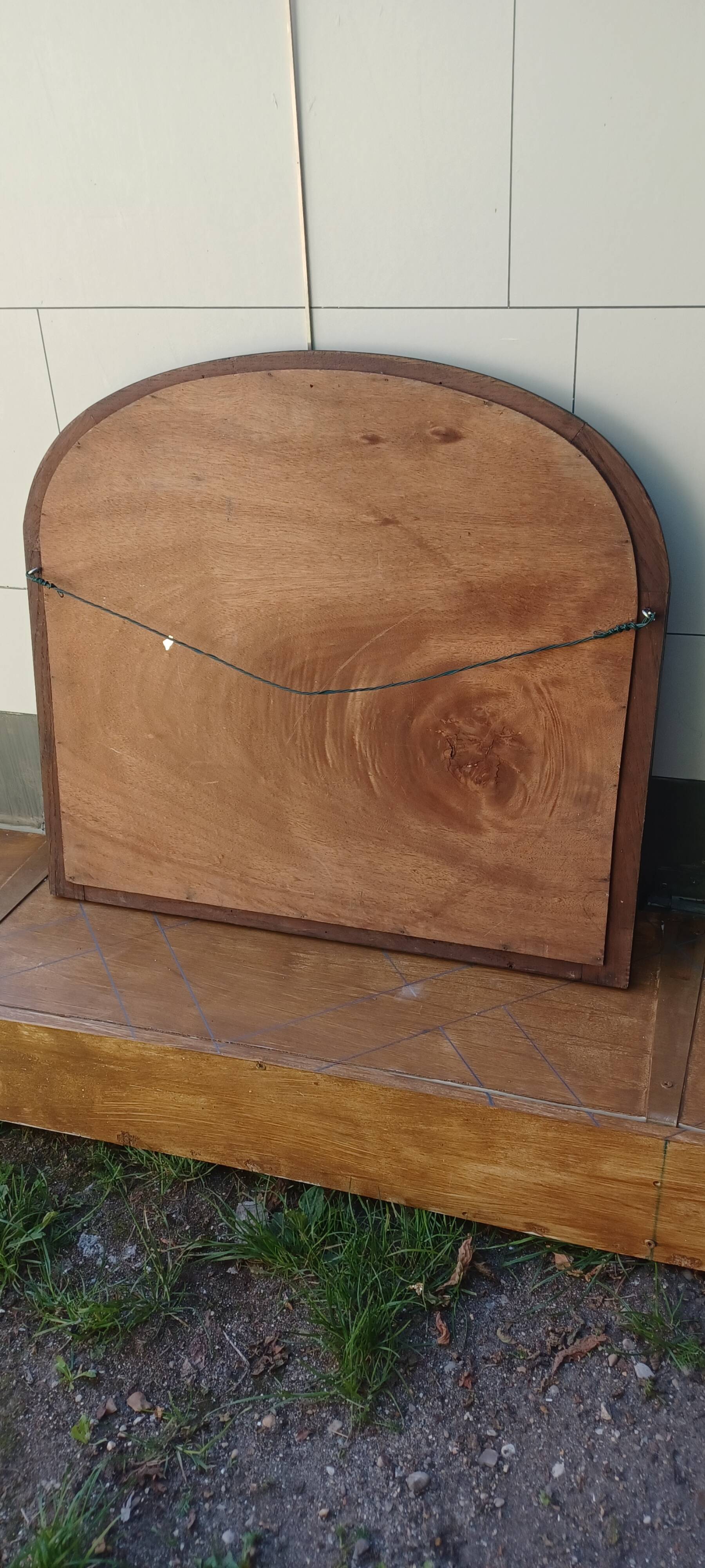 ART DECO BLACK AND GOLD MIRROR (1925-1945)