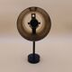 Brass pipe wall light on ball joint