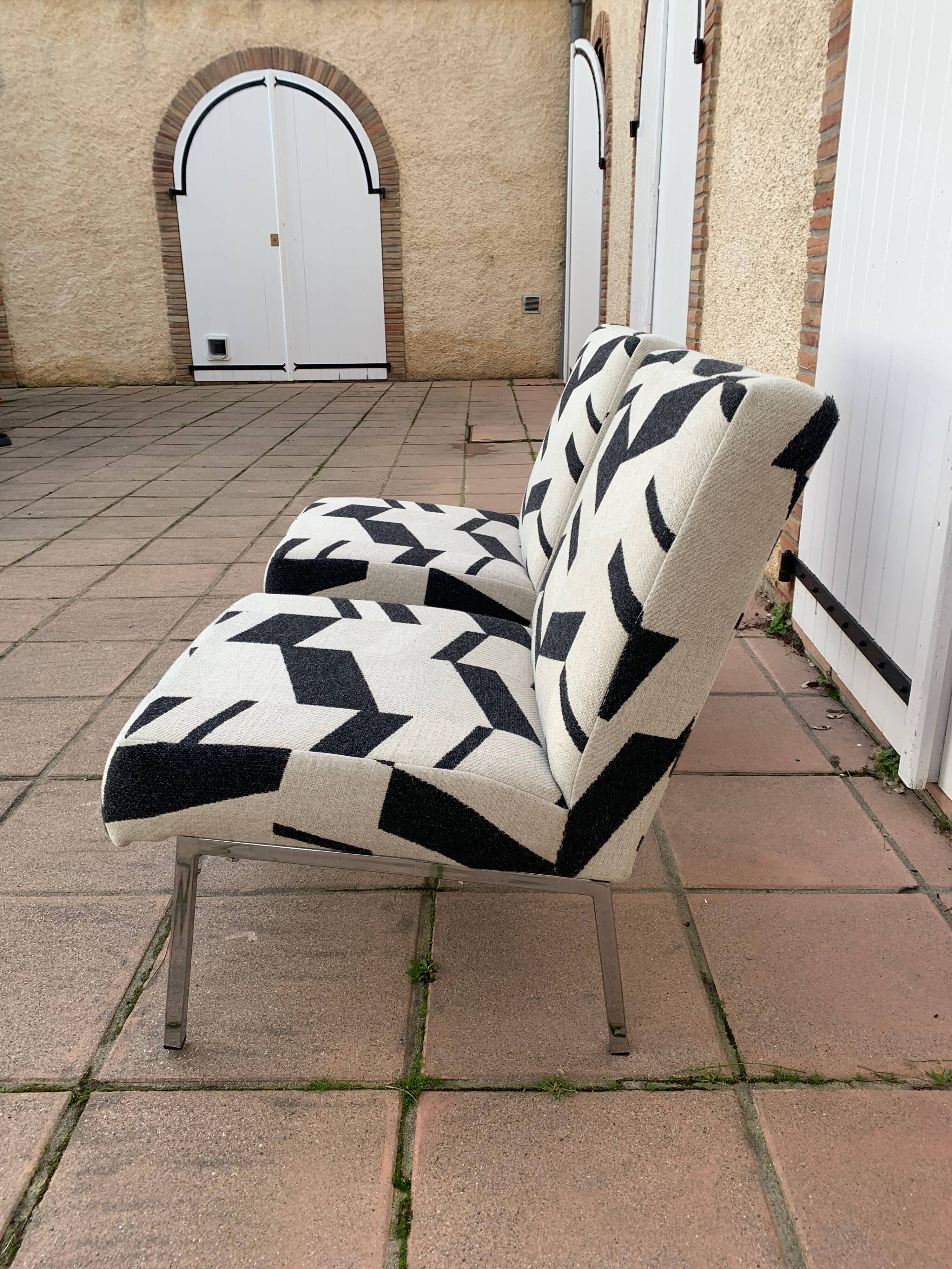 Vintage industrial armchair