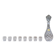 Bavarian crystal decanter + 8 glasses – with original box