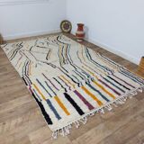 Handmade wool Berber rug 310 x 192 cm